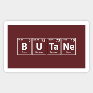 Butane (B-U-Ta-Ne) Periodic Elements Spelling Sticker